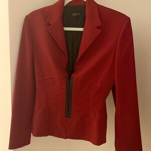 Sexy burgundy corset blazer Andrea Rosati made in Italy size 42 or size 6